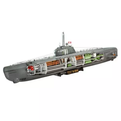 Statek 1:144 U-Boat typ XXI with interior Revell