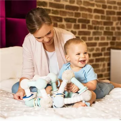 Zabawka edukacyjna Mint Pyramid Tiny Yoga Babyono