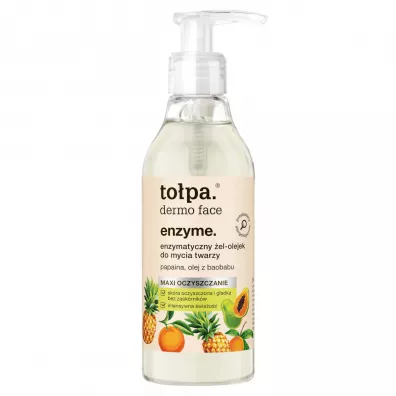 To�pa Dermo face enzyme enzymatyczny �el-olejek do mycia twarzy 195 ml