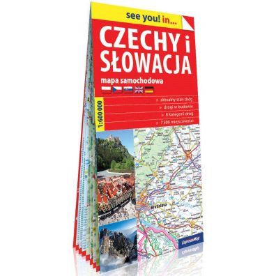 See you! in... Czechy i Słowacja 1:600 000 mapa