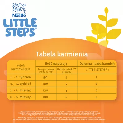 Nestle Little Steps 1 Mleko pocz�tkowe dla niemowl�t od urodzenia 600 g