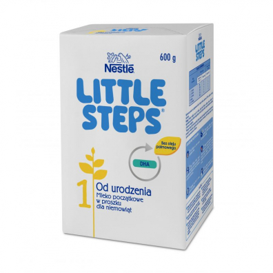 Nestle Little Steps 1 Mleko pocztkowe dla niemowlt od urodzenia 600 g