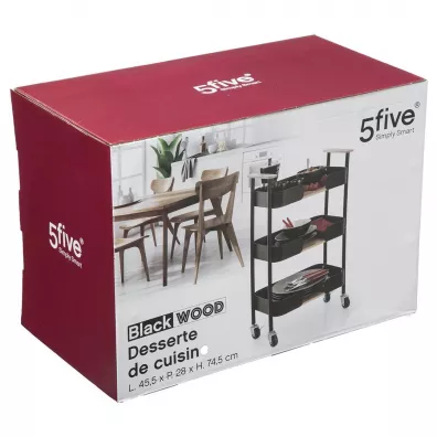 5five Simply Smart Wzek kuchenny z 3 pkami Blackwood
