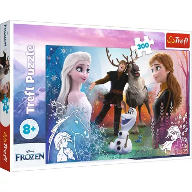 Puzzle 300 el. Magiczny czas Frozen 2 Trefl
