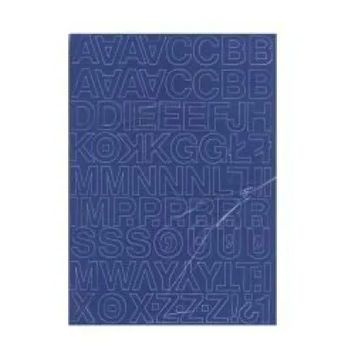 Artdruk Litery samoprzylepne niebieskie 2 cm 8 szt.