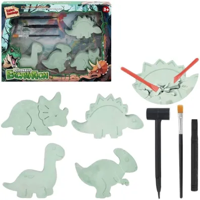 Wykopaliska paleontolog dinozaur Trifox
