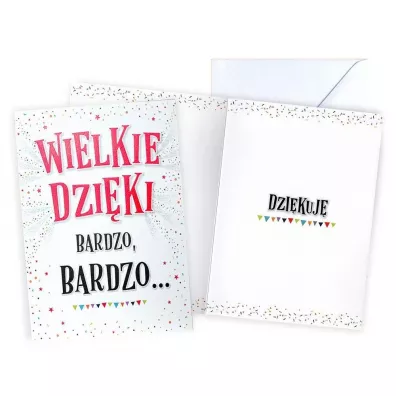 Kukartka Karnet Podzi�kowania
