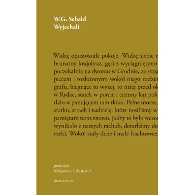 Wyjechali - Winfried Sebald