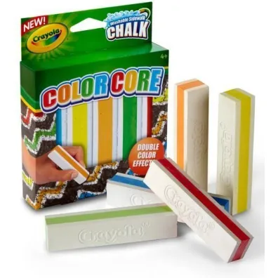 Crayola Kreda chodnikowa 2 kolorowa 5 kolor�w 5 szt.