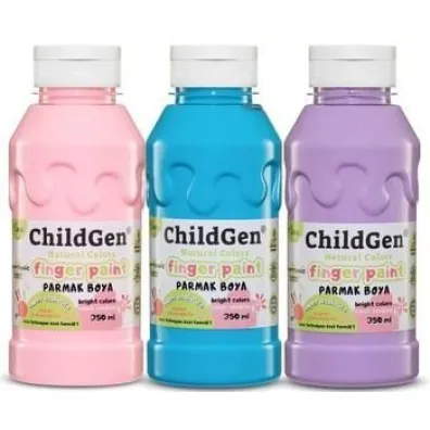 ChildGen Farby do malowania palcami 3x350ml