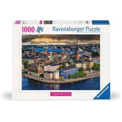 Puzzle 1000 el. Skandynawskie miasto widok Ravensburger