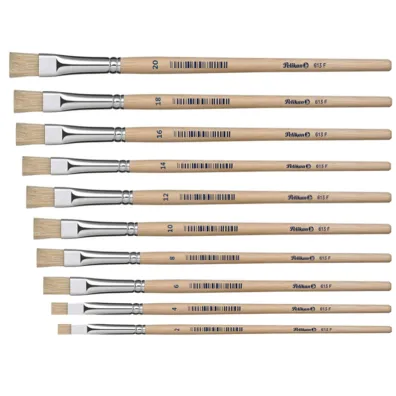 Pelikan P�dzel p�aski 613f (8,10,12) 3 szt.