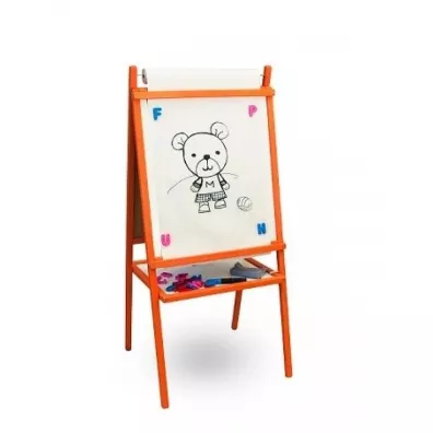 Tablica z rolk� papieru dwustronna pomara�czowa