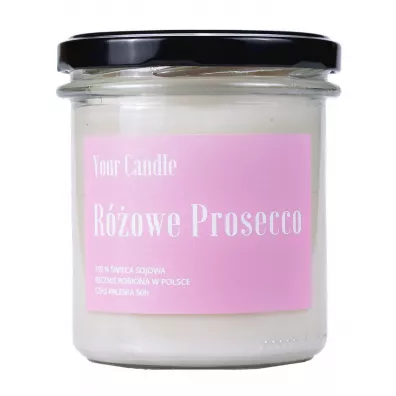 Your Candle �wieca sojowa r�owe prosecco 300 ml