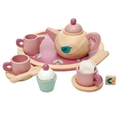 Serwis do herbaty drewniany Mini Chef Tender Leaf Toys