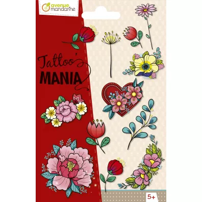 Tatua�e Tattoo Mania Kwiaty Avenue Mandarine