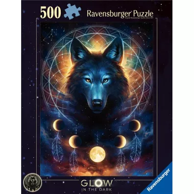 Puzzle 500 wiecce - Wilk i ksiyce Ravensburger