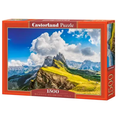 Puzzle 1500 el. Majestic Dolomites, Italy Castorland