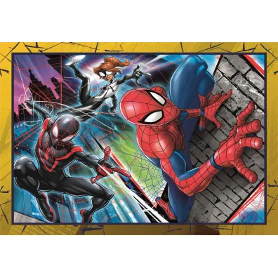 Puzzle 4w1 - SuperColor. Marvel (12+16+20+24 el.) Clementoni