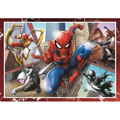 Puzzle 4w1 - SuperColor. Marvel (12+16+20+24 el.) Clementoni