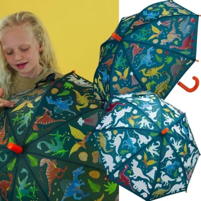 Parasolka zmieniaj�ca kolory Dinozaury