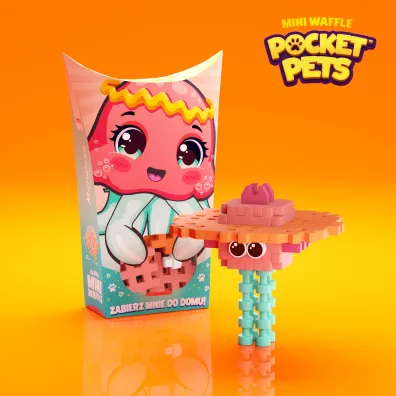Klocki konstrukcyjne wafle mini 25el Meduza MARIOINEX 907054 MAR