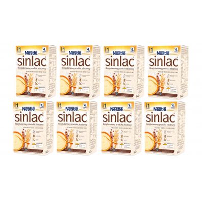 Nestle Sinlac Bezglutenowy produkt zboowy powyej 4. miesica Zestaw 8 x 500 g