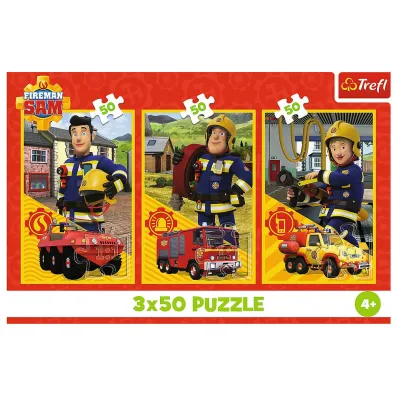 Puzzle 3x50 el. Ekipa z remizy Trefl