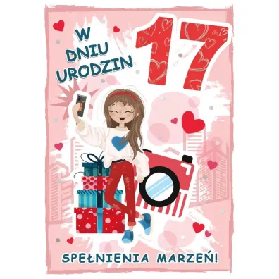 Armin Style KARNET URODZINY 17 B6 Z KOP AS GM-1110 FOL