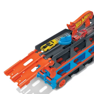 Hot Wheels. Ci�ar�wka Wy�cigowy transporter 2w1 Mattel