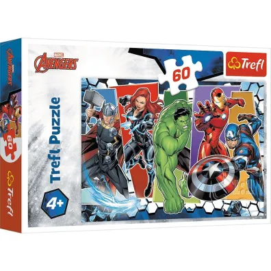 Puzzle 60 el. Niezwyci�eni Avengersi Trefl