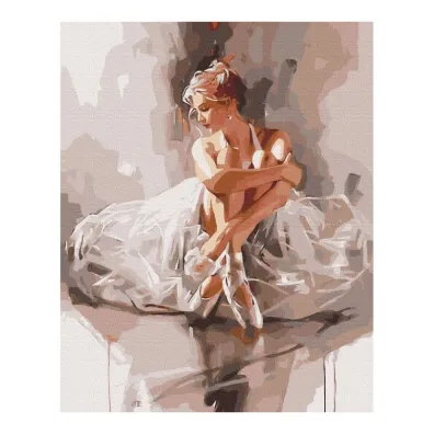 Brushme Malowanie po numerach - Balerina w ob�oku czu�o�ci 40x50cm