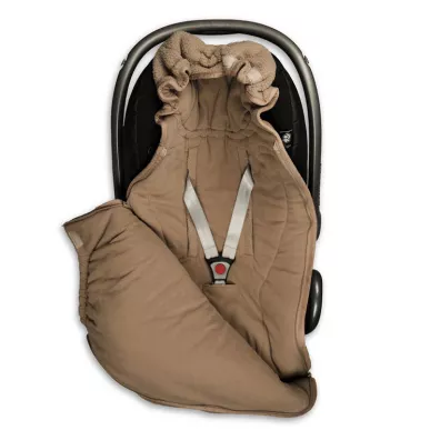 Lodger piworek do wzka polarowy zimowy beowy Teddy Fleece Beige