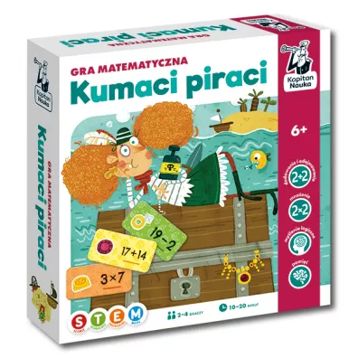 Kumaci piraci. Gra matematyczna