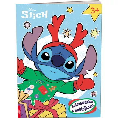 Disney Stich. Kolorowanka z naklejkami