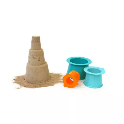 Zestaw 3 foremek do piasku Wie�a Alto Lagoon Green + Vintage Blue + Mighty Orange Quut