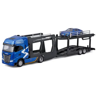Bburago model 1:43 iveco s-way s laweta audi rs e-tron gt ci�ar�wka 18-31475
