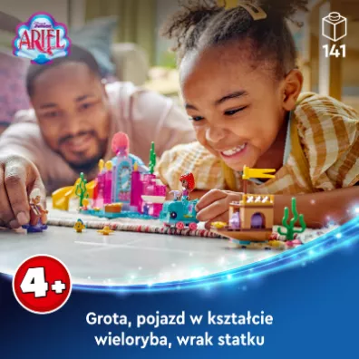 LEGO Disney Princess Krysztaowa grota Arielki 43254