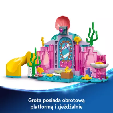 LEGO Disney Princess Krysztaowa grota Arielki 43254