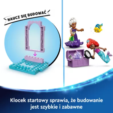 LEGO Disney Princess Krysztaowa grota Arielki 43254