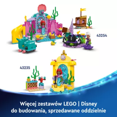 LEGO Disney Princess Krysztaowa grota Arielki 43254