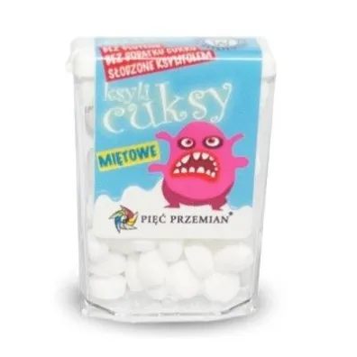 Pi�� Przemian Cukierki z ksylitolu ksylicuksy o smaku mi�towym bezglutenowe 156 g