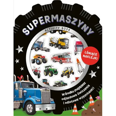 Wypuk�e naklejki metaliczne. Supermaszyny