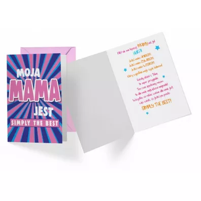 Kukartka Karnet B6 Mama