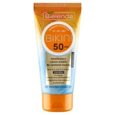Bielenda Bikini SPF 50 Nawil�aj�cy Lekki Krem do opalania twarzy 50 ml
