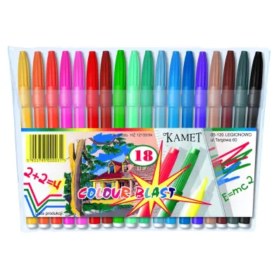 Kamet Pisaki 18 kolor�w Blast