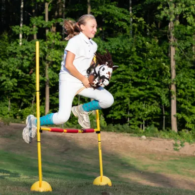 Hobby Horse Skippi. Ko� na kiju gniado-srokaty