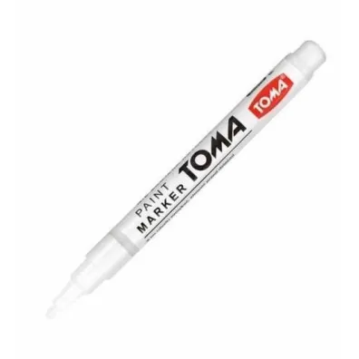 Toma Marker olejowy Fine bia�y