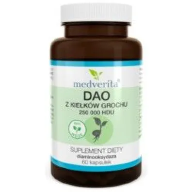 Medverita DAO z kie�k�w grochu Suplement diety 60 kaps.