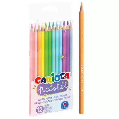 Carioca Kredki owkowe pastelowe 12 szt.